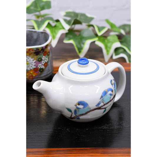 Teapot Stylish Kutani ware Teapot Pot Yamajaku Pottery Japanese tableware Made in Japan Comes with tea strainer net