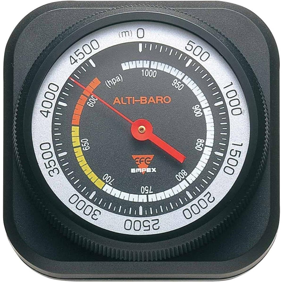 EMPEX Analog Altimeter Barometer Ulti Max 4500 Black FG-5102 6.6x6.8x2.5cm
