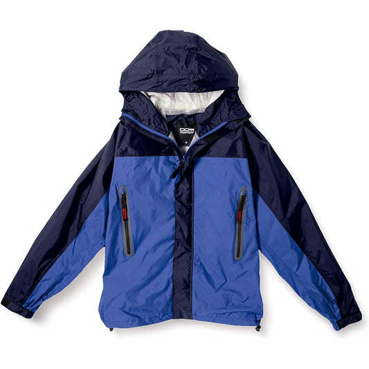 [Document] Waterproof and breathable KJ rain parka using Toray Cortex Blizatec 6A040 Men's Blue LL