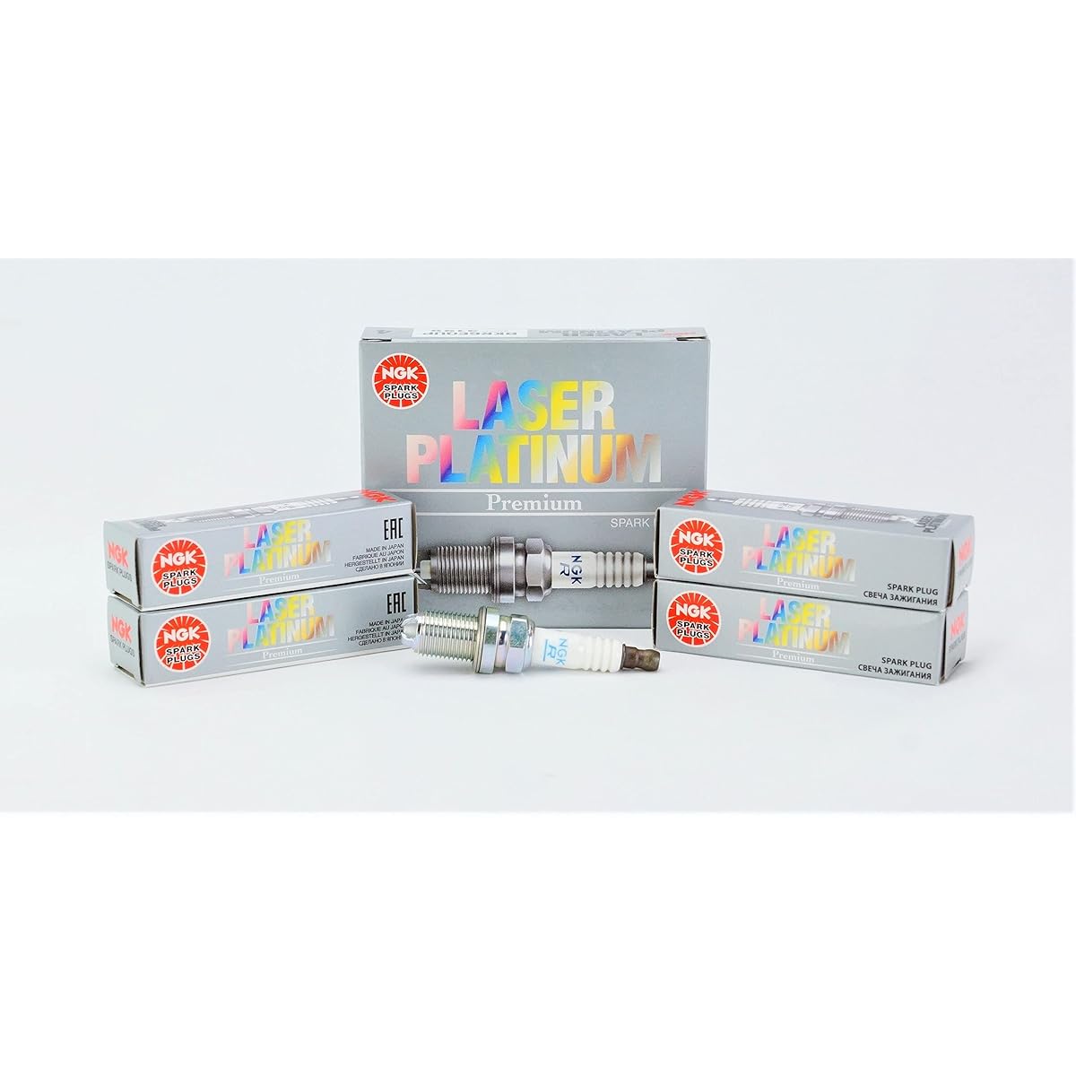 NGK Laser Platinum Spark Plug BKR6EQUP (4 packs) MINI COOPER S 2002-2008 1.6L/1600cc