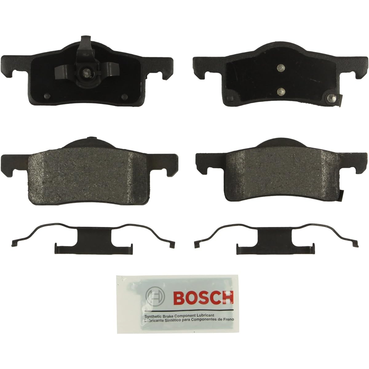 BOSCH BE935H Blue Disc Brake Pad Set With Hardware 2003-06 Ford Expedition and Lincoln Navigator -Rear