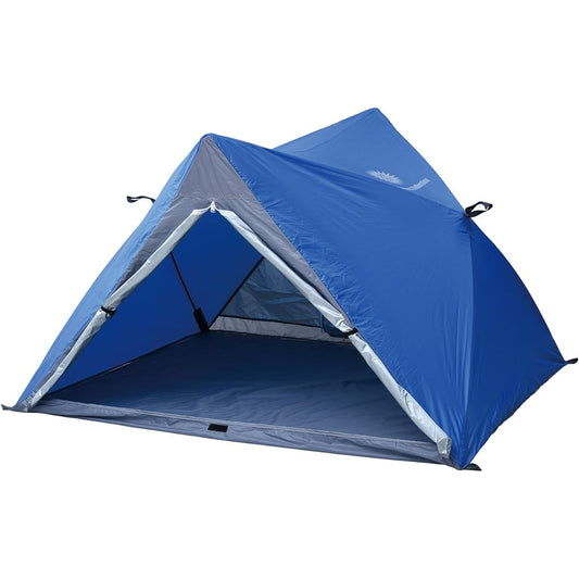 YAMAZEN Campers Collection Quick Tent (Full Closed Type) [Blue/White/Blue Wave/Pink Wave] TW-MF15UV