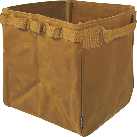 asobito Open Container, Various Colors, Storage Case, Storage Bag, Firewood Bag, Waterproof, 100% Natural Materials, Cotton Canvas, Authenticity, Freestanding Soft Container, Outdoor Camping AB-055