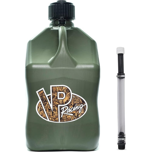 VP RACING FUEL Motor Sports Jug 5.5 With Gallon Camouflage pattern Shape hose