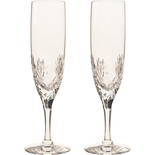 Kagami Crystal Pair Champagne Glass Bonnard Clear 180cc KWP250-2532
