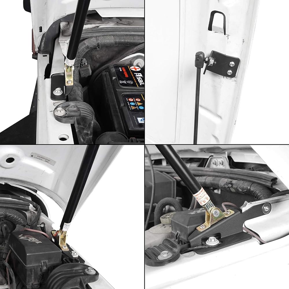 HOKE ROAD Wrangler JK Food Lift Support Strut Assist Kit JEEP WRANGLER JK & Unlimited 2011-2018 Compatible pair