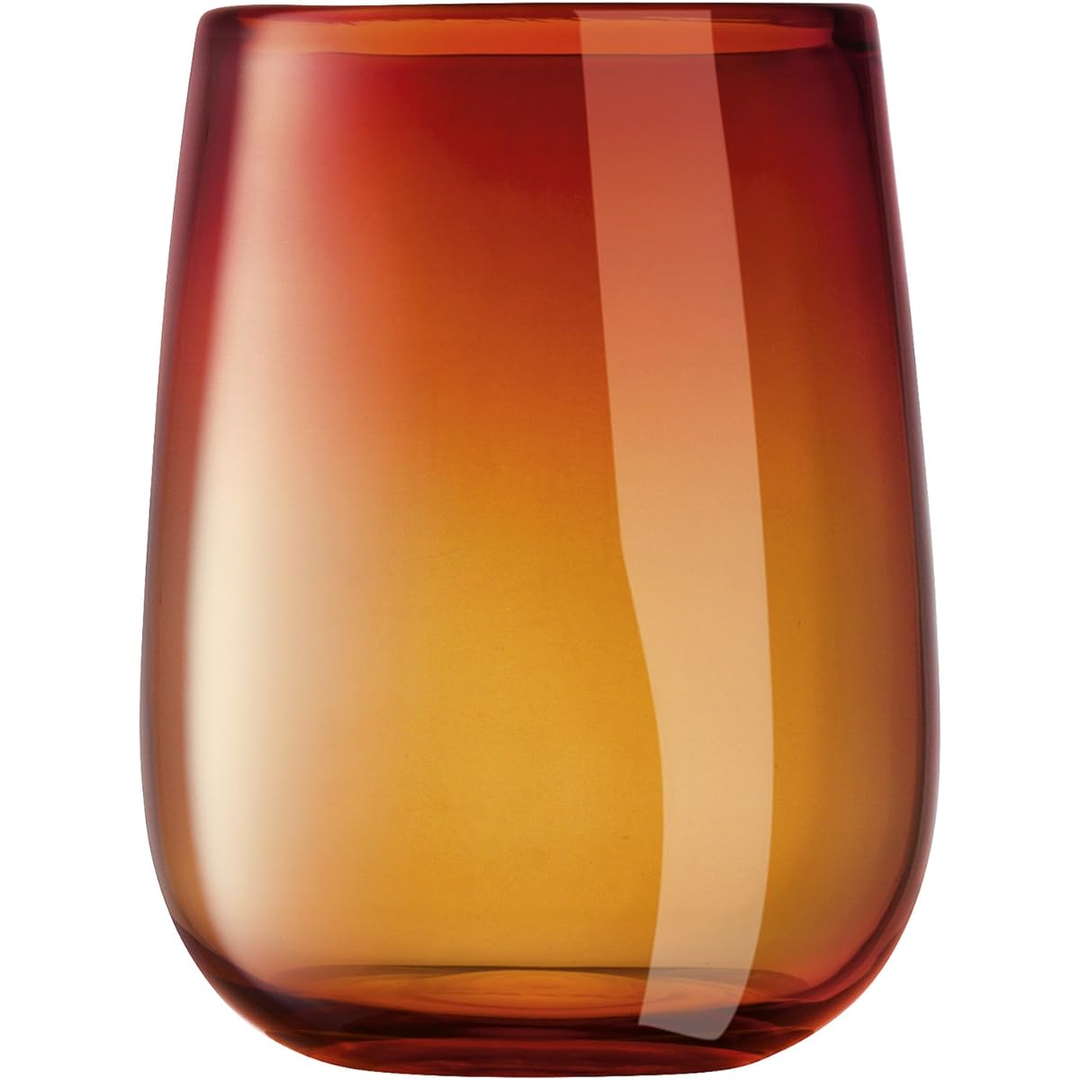 LSA Flower Vase Orange Height 23cm FOREST G1057-23-173