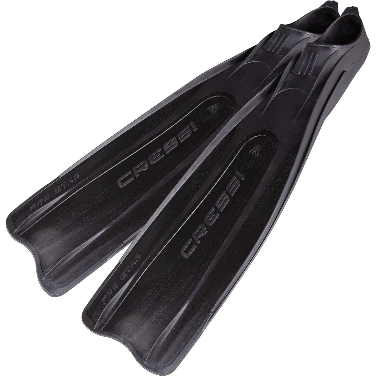 CRESSI Scuba Freediving Snorkeling Fin [PRO STAR] Lightweight Long Blade Full Foot [Genuine Product]