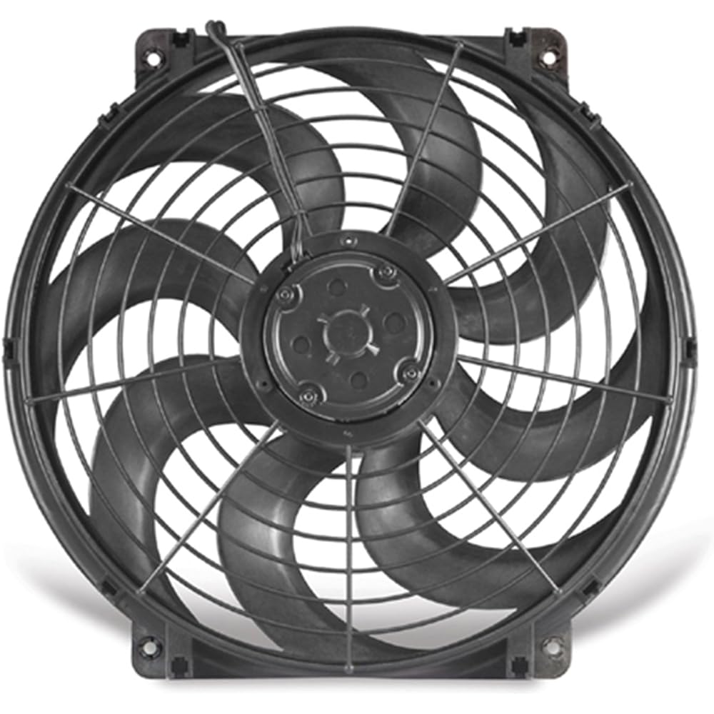 Flex-A-Lite 392 S-BLADE Black 12-inch electric fan