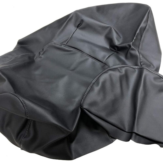 SYM RV125 JP SYM 125 [2-piece set for body/lower back wear] Includes wire Specially designed seat cover Made in Japan (thick fabric) [Fabric color: Black/Stitching: Transparent] Reupholstery type CHRIS-VCH5011-C10B36