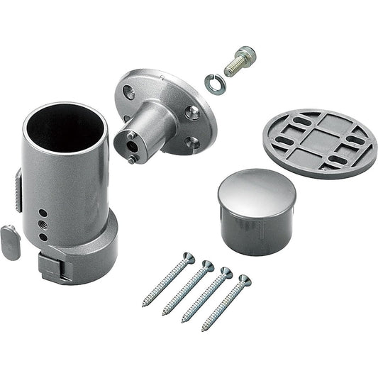 Matsuroku Handrail Component BAUHAUS Barrier Type Handrail Catch Bracket N for Left and Right Use BF-23S Silver