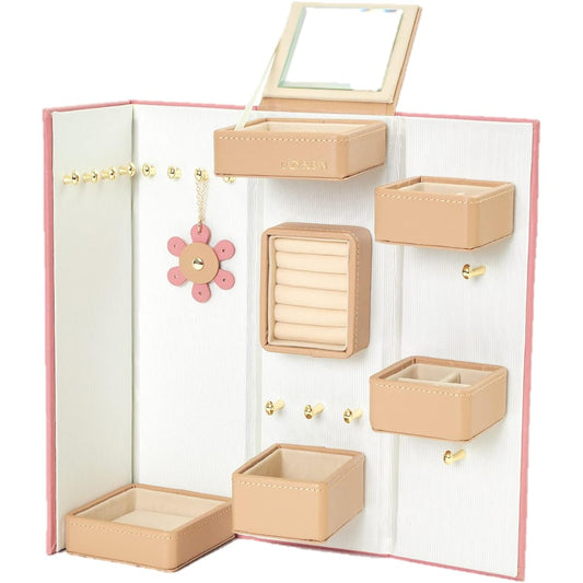 LAZY SUSAN Jewelry Box Flower L (Pink)