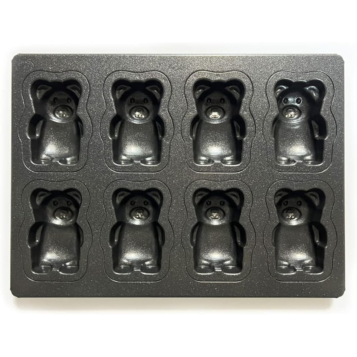 Matsunaga Seisakusho MB Teflon treated Kumagoro (Kumagoro) top plate 8P black