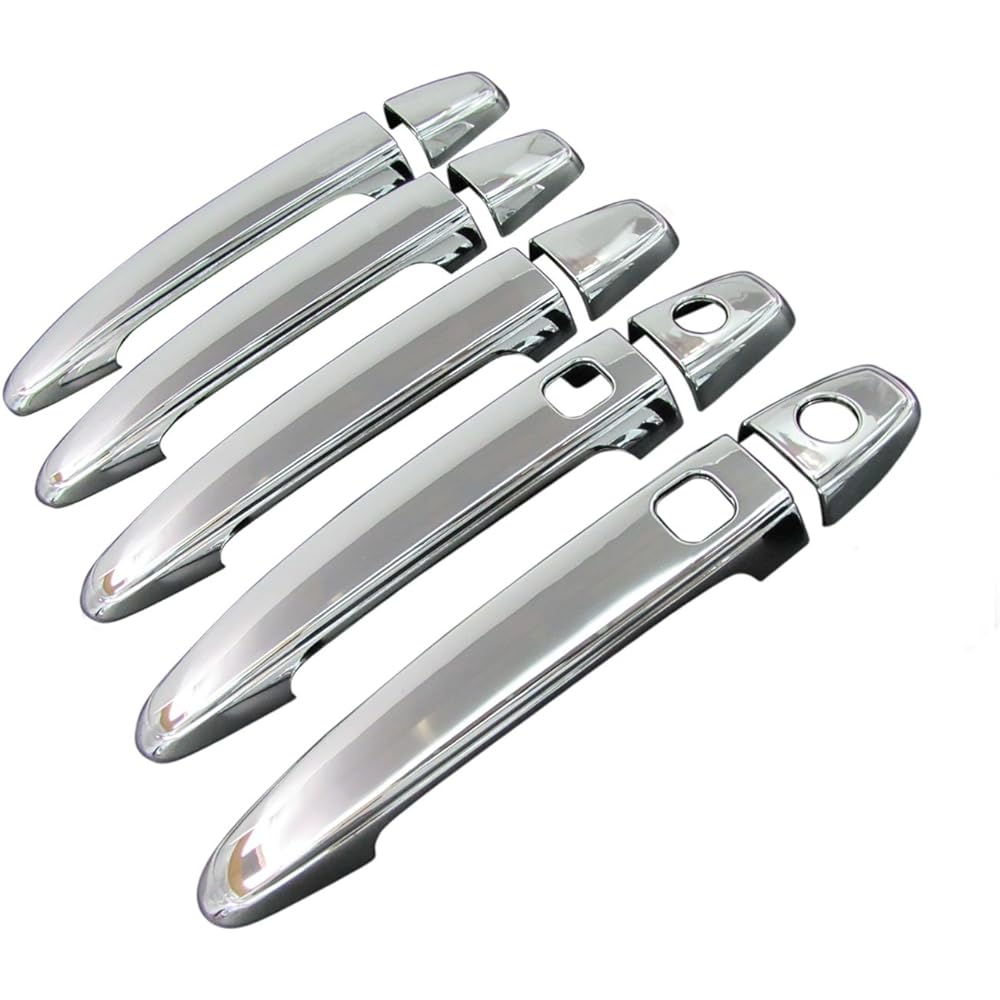BRIGHTZ Isis 10 Series Chrome Plated Outer Door Handle Cover Knob [WISH-NOBU-FS-A3B2C2D3] Full Cover Type Smart Key Compatible 1407