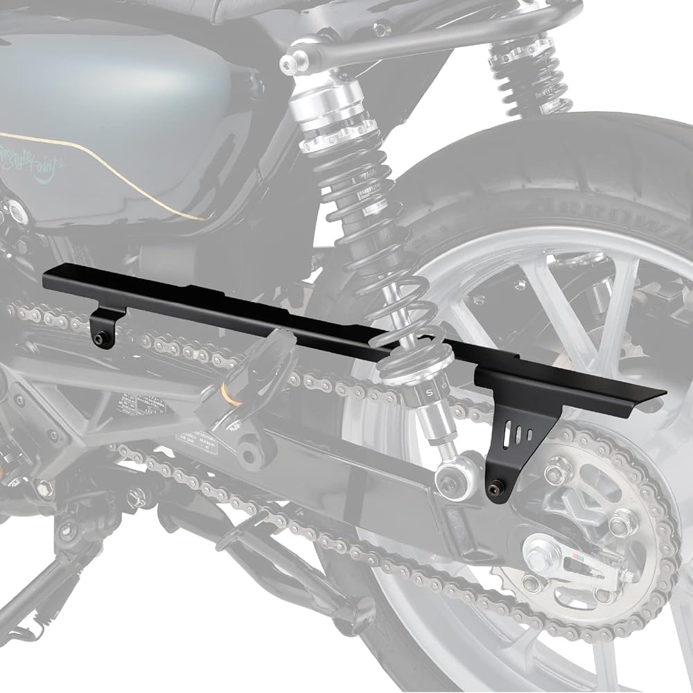 Daytona Motorcycle Chain Guard GB350/S (21-22) Classic Custom Matte Black Paint 31754