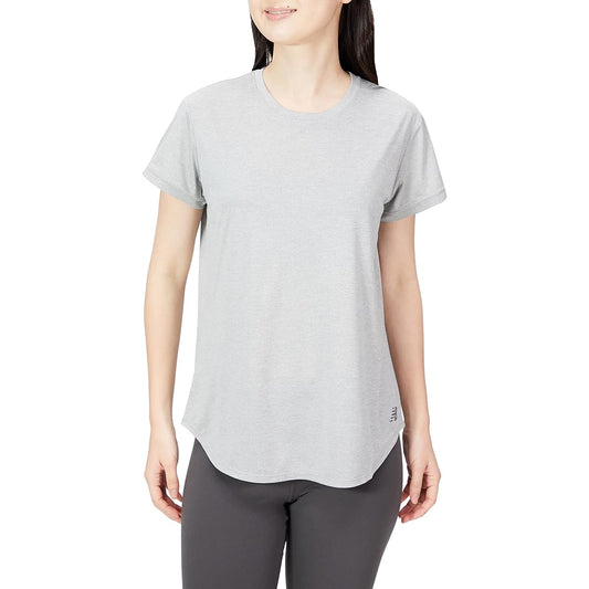 [New Balance] Short Sleeve T-Shirt Co.jp Exclusive SuperCore Women's Sports Heather Short Sleeve T-Shirt Running Sweat Absorbent Quick Drying Function WT11452