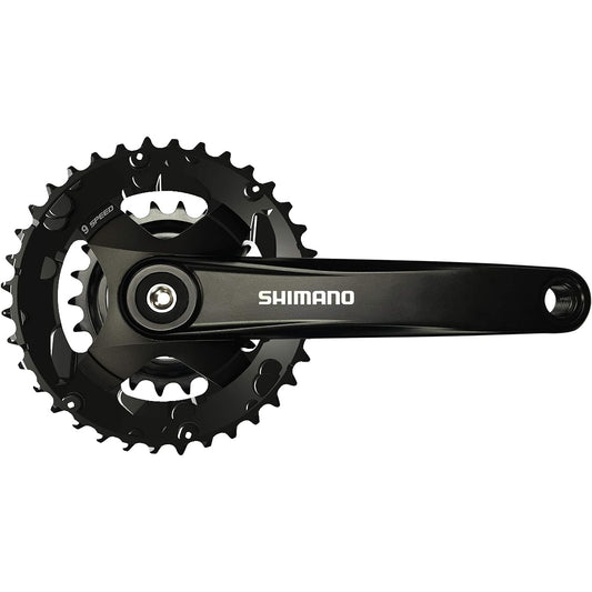SHIMANO Front Chainwheel (MTB) FC-MT101 36×22T 170mm 9S No Chain Guard/Compatible BB Square Shaft 122.5mm (LL123) EFCMT1012C62XL TOURNEY