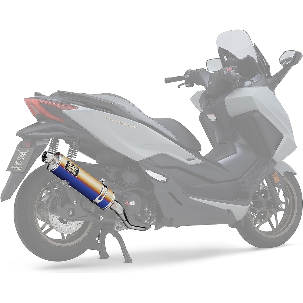 YOSHIMURA Full Exhaust FORZA (23) Machine Bend GP-MAGNUM115 Cyclone EXPORT SPEC Government Certified Titanium Blue YOSHIMURA 110A-47C-5U80B