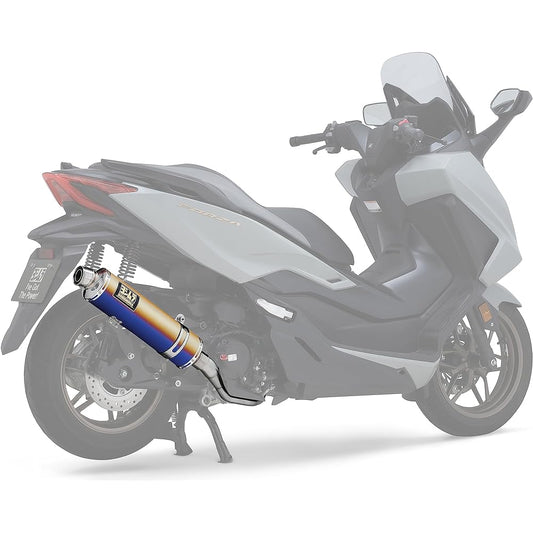 YOSHIMURA Full Exhaust FORZA (23) Machine Bend GP-MAGNUM115 Cyclone EXPORT SPEC Government Certified Titanium Blue YOSHIMURA 110A-47C-5U80B