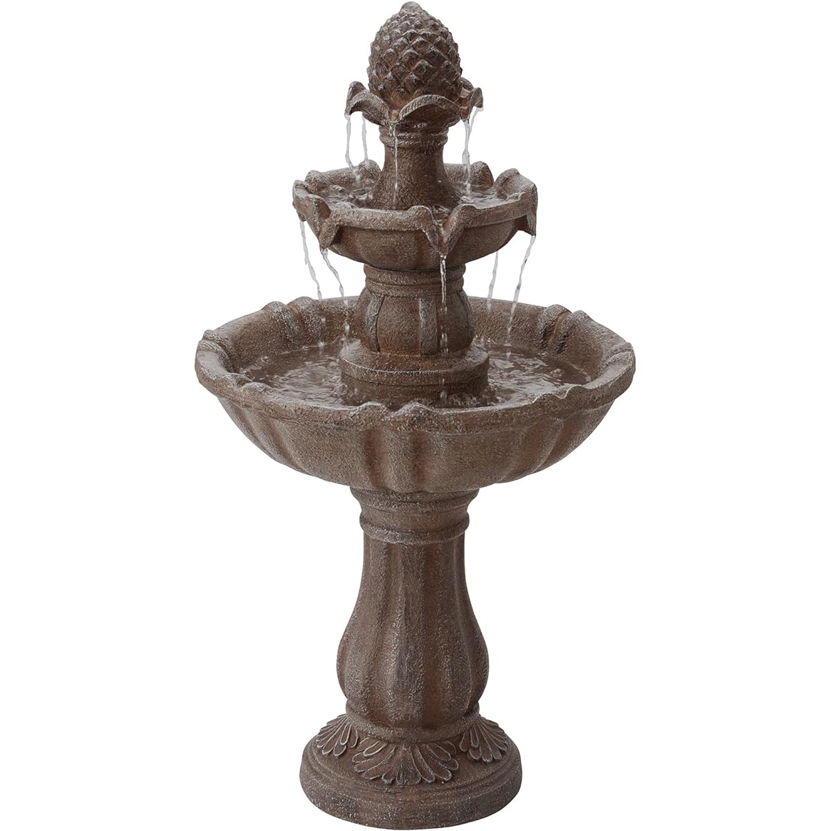 Takasho Fountain Solar Patio Fountain STF-08 Gray