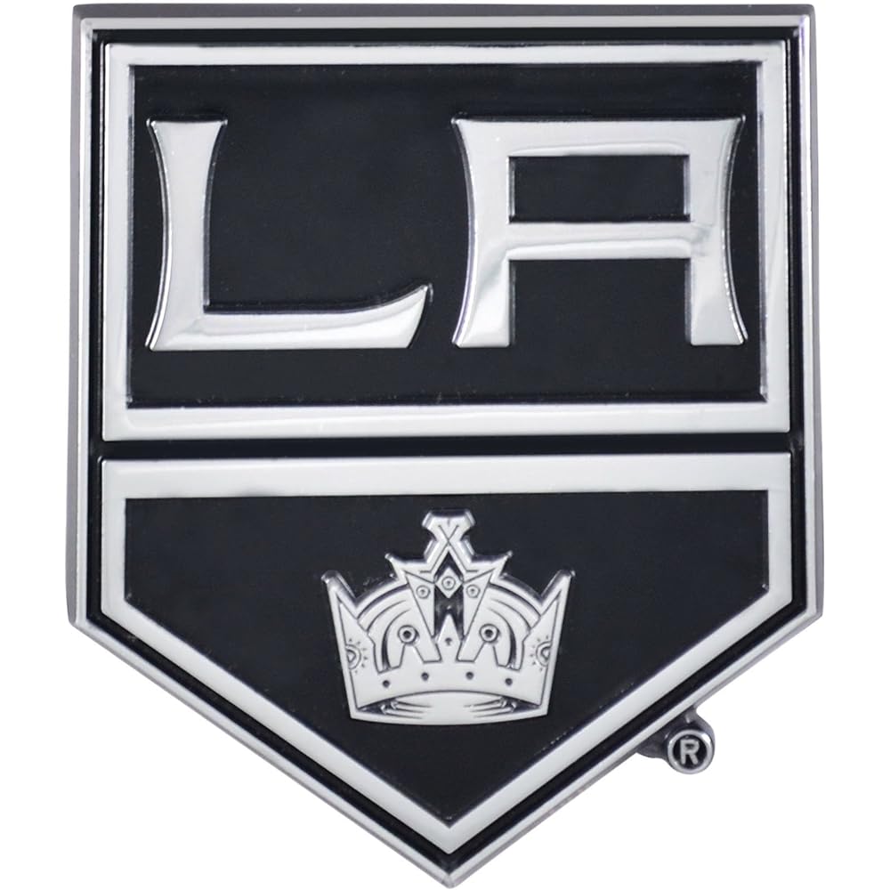 Fanmats 17159 Team Color 3 "X3.2" NHL - Los Angeles Kings Emblem
