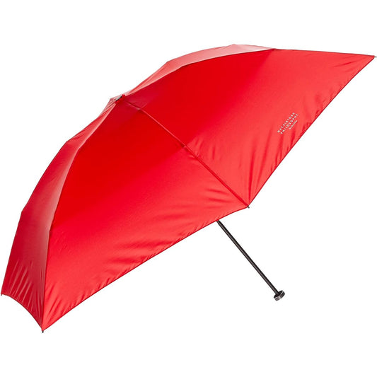 [Moonbat] Folding Umbrella 21-431-20390-02 Men's Red Japanese Rib 55cm (FREE Size)