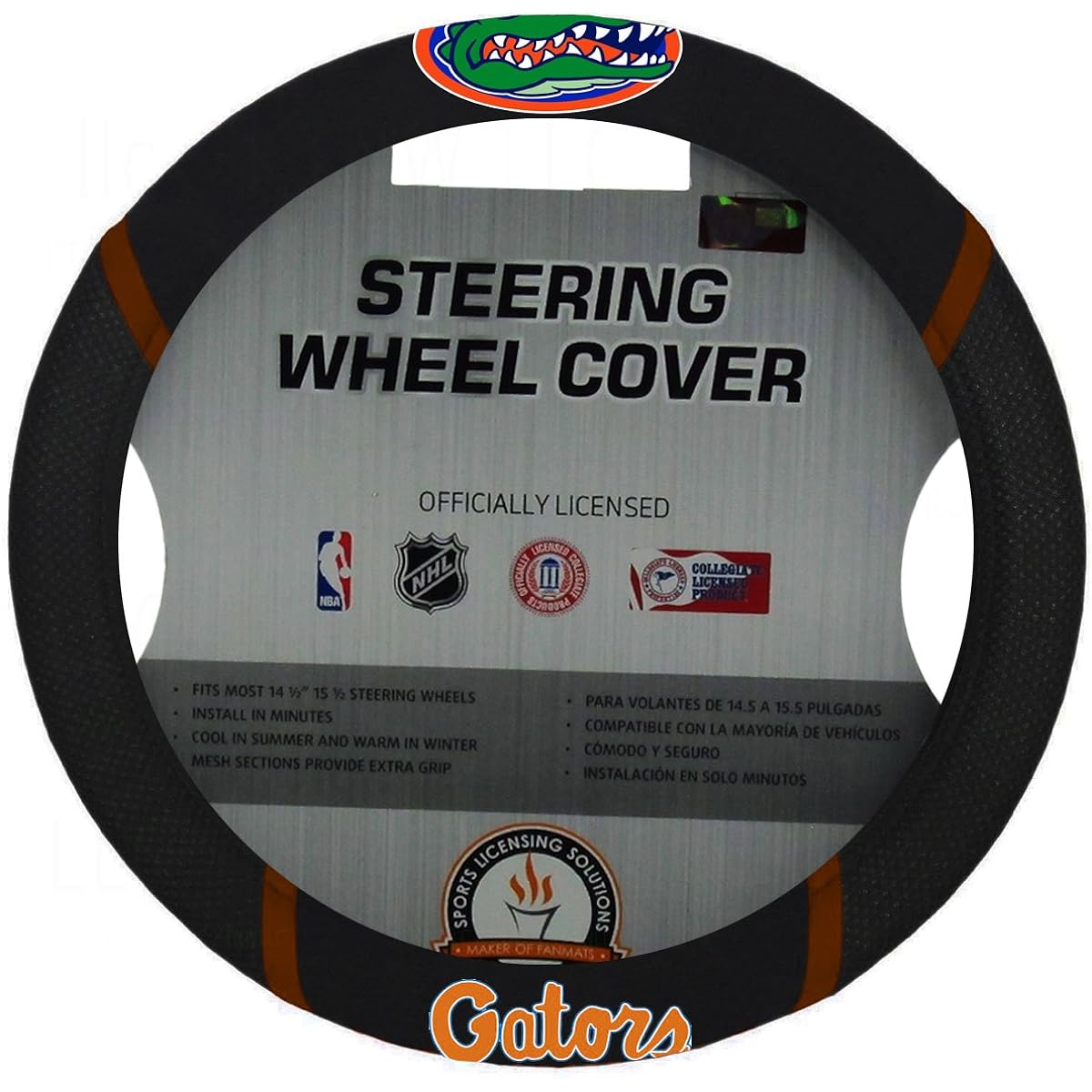 Fanmats 14810 Florida Getors Handle cover with embroidery