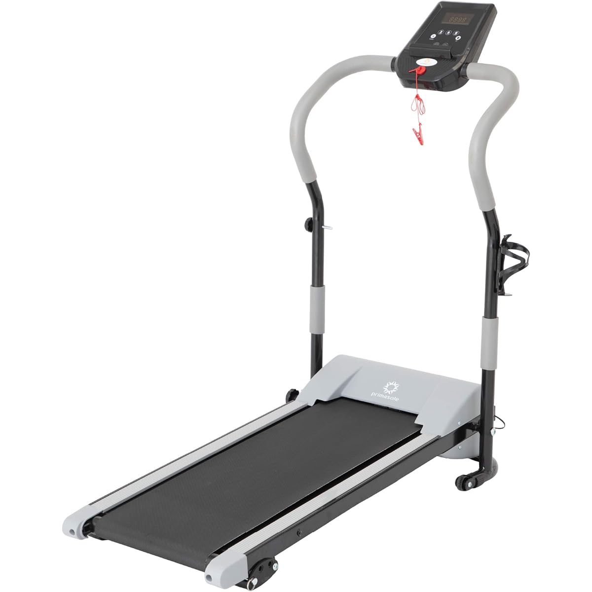 Primasole Room Walker Room Runner, 1.0~8.0km/h, Walking, Fitness, Running, Health Equipment, Diet Equipment, Home Use, Easy to Move, Folding, Handrail, Comes with Casters