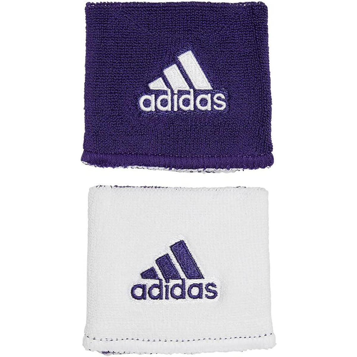 [adidas] Wristband Set of 2 Interval Reversible Wristbands Purple/White One Size [Parallel Import]