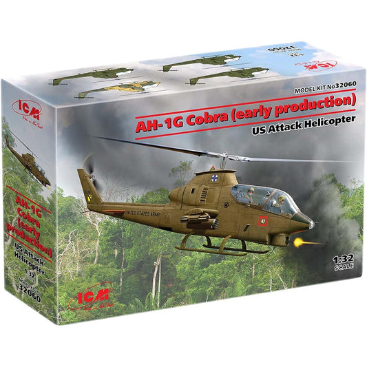 ICM 1/32 US Army AH-1G Cobra (Early Type) Plastic Model 32060