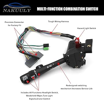 Multifunctional wiper arm liver Winkth Winker Svolley Silverd Avavarado Taho Subarban & GMC Sierra Ucon 1999-2002 Replacement # 26100839 3441937