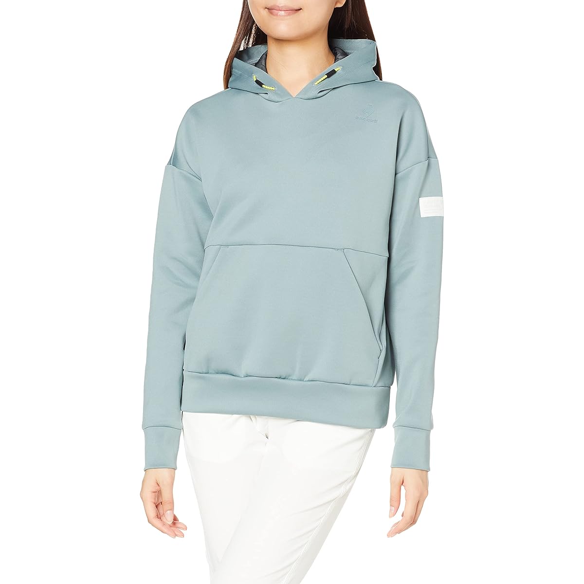 [Le Coq Sportif] 21 Autumn/Winter Model Golf Cut and Sew Parka Cardboard Knit Antibacterial and Odor Resistant Sweat Absorbent UV Care Separate Pocket QGWSJL53 Women's