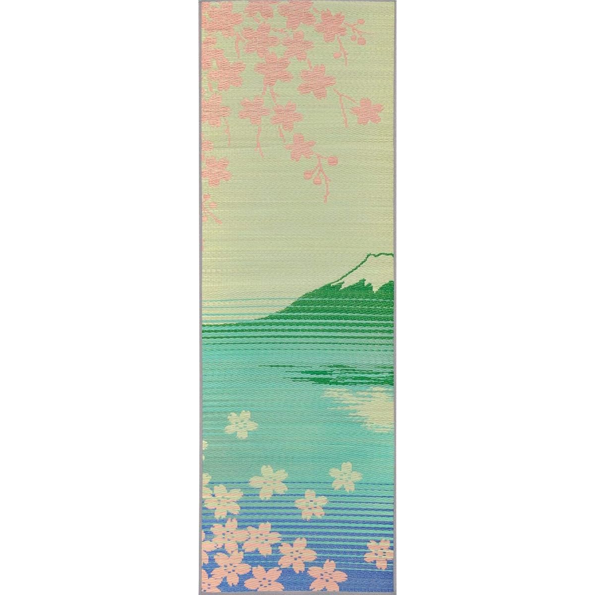 Yoga Instructor Certified Yoga Mat "Tatami Yoga" SAKURA Fuji (#8237200) Approximately 60 x 180cm Thickness 6mm (Back: PVC) Domestic Igusa Igusa Mat Yoga