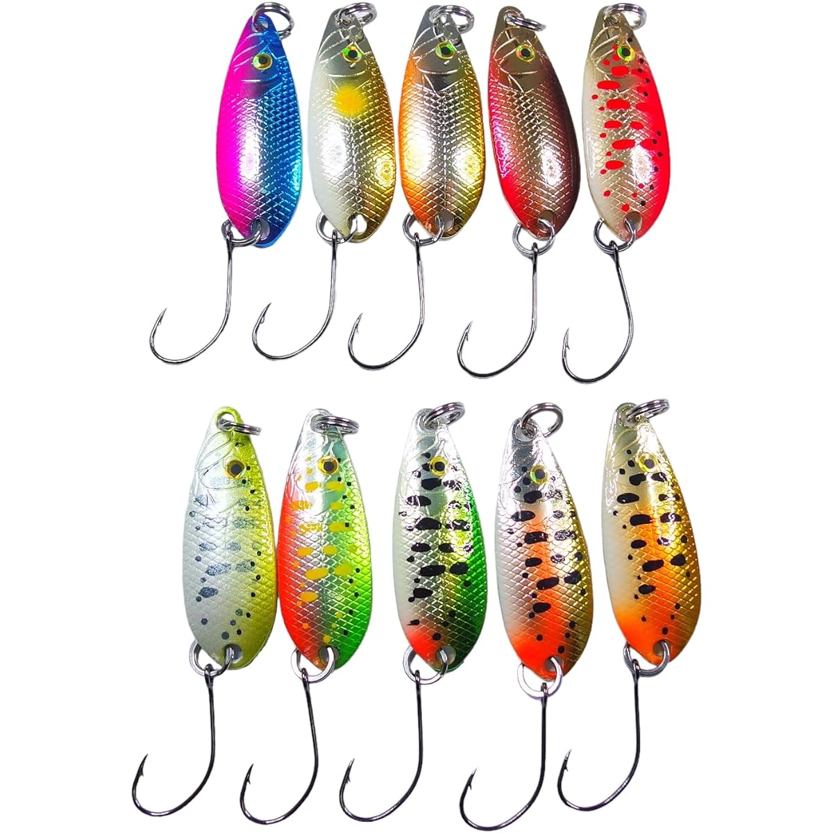 [Momo Lure] Momo Lure Mountain Stream Trout Spoon Assortment Set for Yamame, Char, Rainbow Trout, Fishing