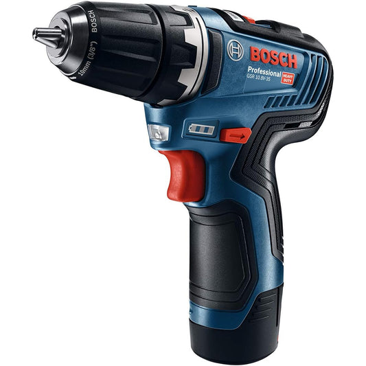 Bosch Professional 10.8V Cordless Driver Drill (2 3.0Ah batteries, charger, carrying case included) GSR10.8V-35