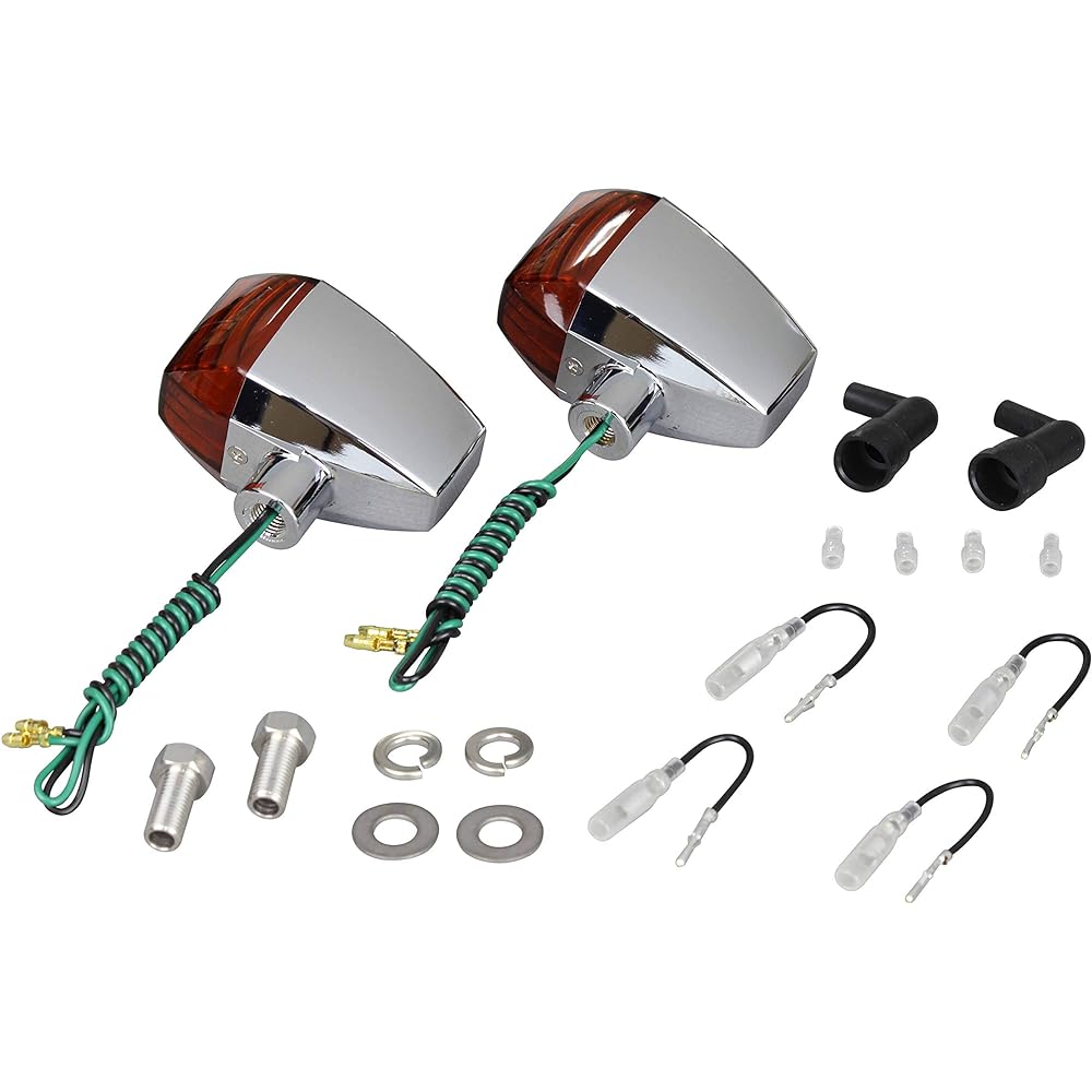 POSH 093085 Motorcycle Goods, High-grade Turn Signals, ZR Type