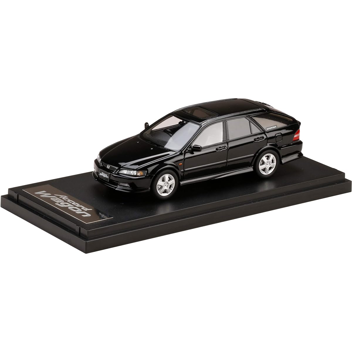 MARK43 1/43 Honda Accord Wagon SiR Sportia (CH9) 2000 Nighthawk Black Pearl Finished Product
