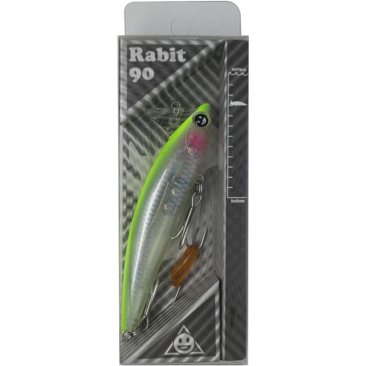 HALCYON SYSTEM Lure Nico Design Rabbit 90F RC-37 Clear Chart