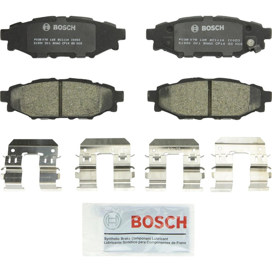 Bosch BC1114 QuietCast Premium Ceramic Rear Disc Brake Pad Set
