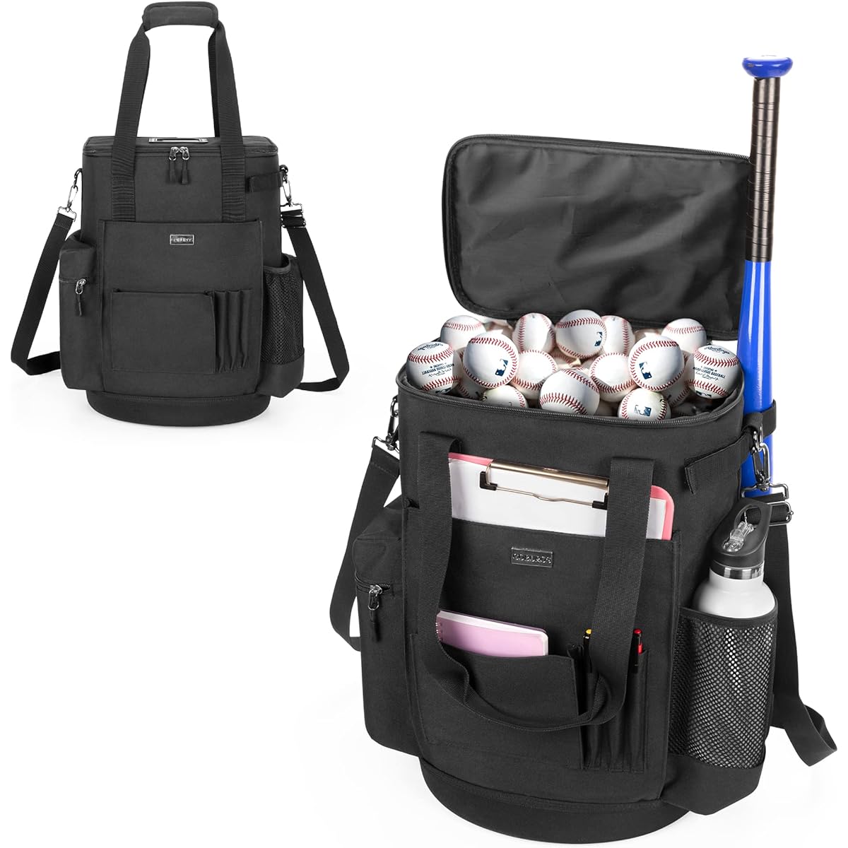 GOBUROS Baseball Ball Bag EVA Sole Baseball Ball Case