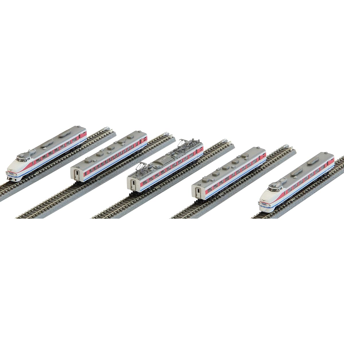 Rokuhan Z gauge 489 series limited express train early model "Hakusan" Hakusan color 5-car basic set T031-1 Railway model train