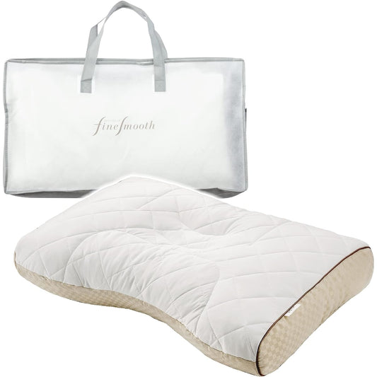 nishikawa [Nishikawa] Buckwheat Touch Pipe (with Tea) Pillow Height (Tall) 63X43cm Washable Breathable Tea Kneaded Processed Hard Height Adjustable Made in Japan Fine Smooth White EH01114001H