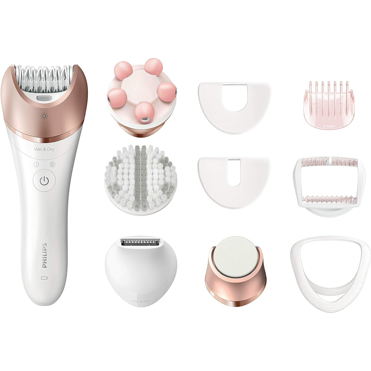 (Genuine) Philips Body Care Epilator Satinel Prestige BRE652/00