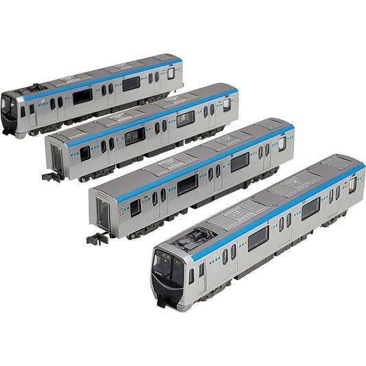 Linear Underground Railroad Collection Sendai City Transportation Bureau 2000 Series Tozai Line Silver Belt 4-Car Set A Diorama Supplies 322139