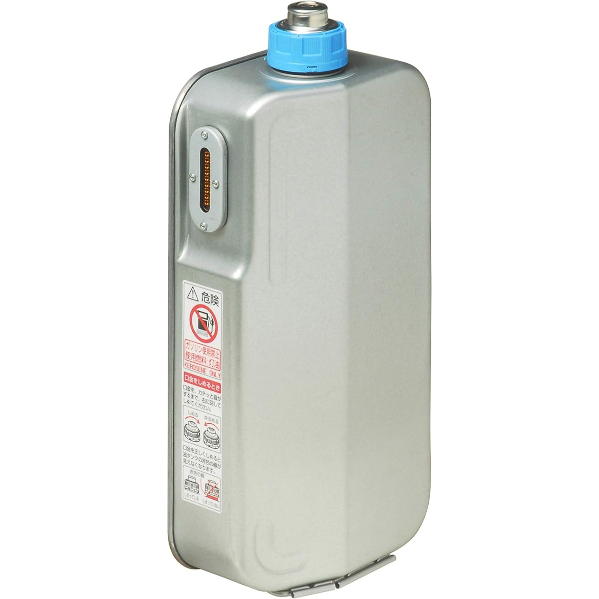 Toyotomi Oil Tank for Oil Fan Heater, Portable Oil Stove, Easy Lock Spill Plug with Base, 3.6L 11275904 Silver