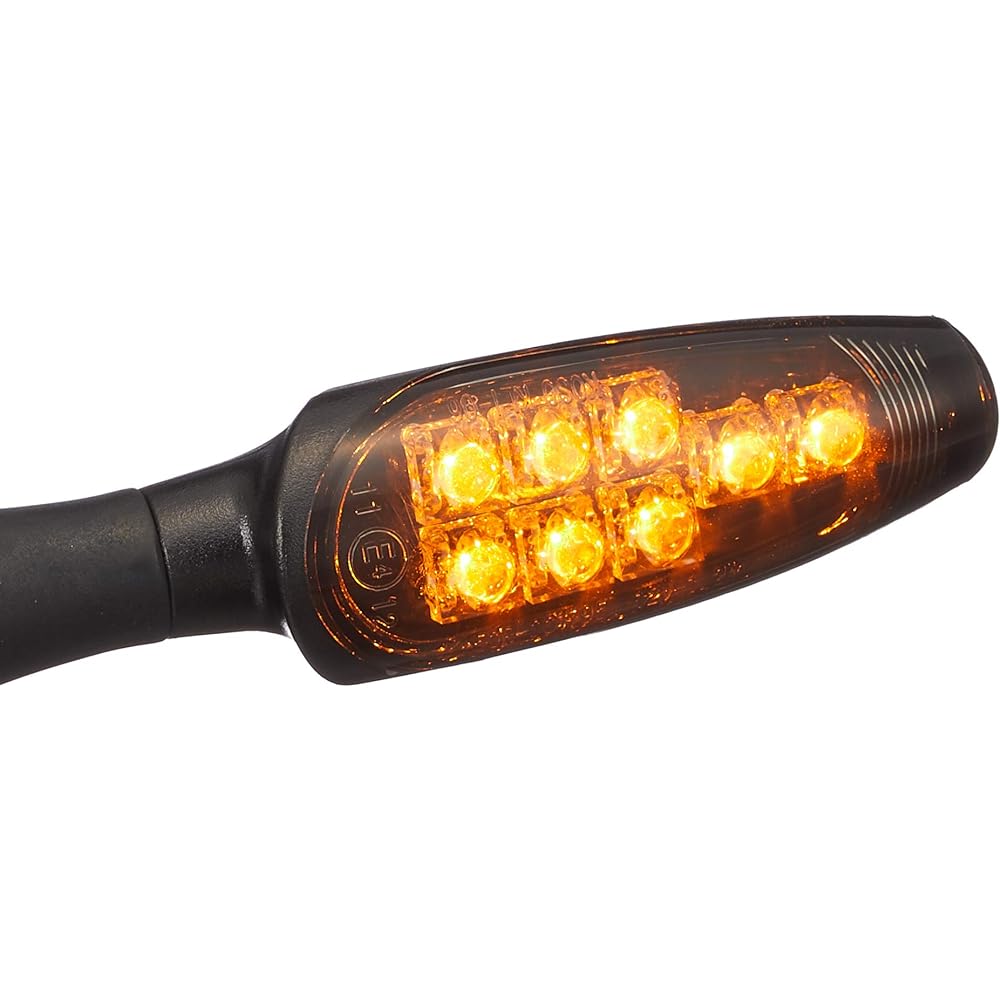 Kijima Motorcycle Turn Signal LED TRL Type Smoke 12V1.2W 2 Pieces E Mark Certified 219-5156