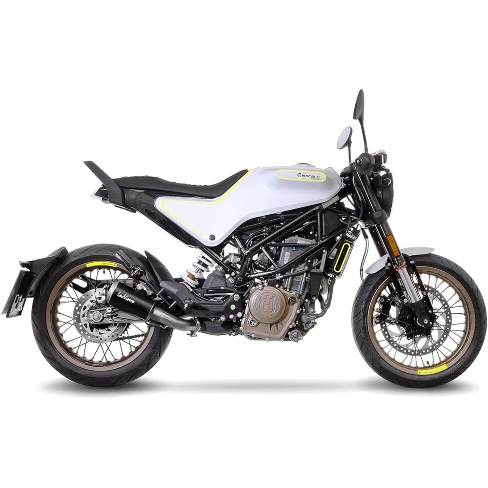 LeoVince Slip-on muffler LV-10 BLACK SVARTPILEN 401(2018-2019) | VITPILEN 401(2018-2019) leo-15219B