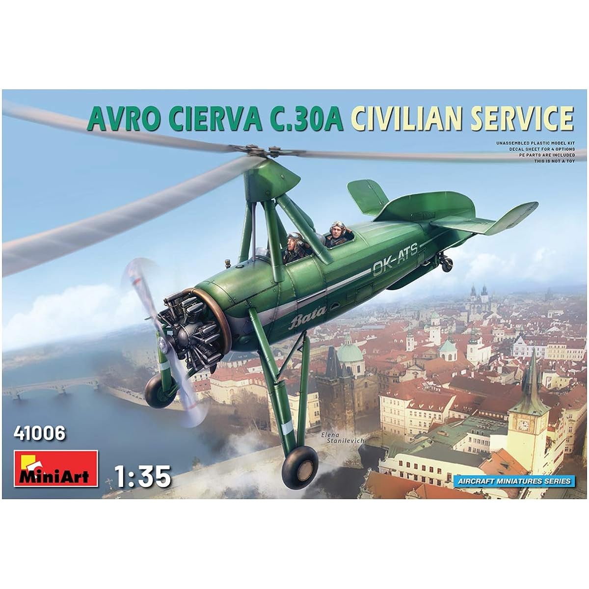 Miniart 1/35 Avro Sherva C.30 Civil Aircraft Plastic Model MA41006