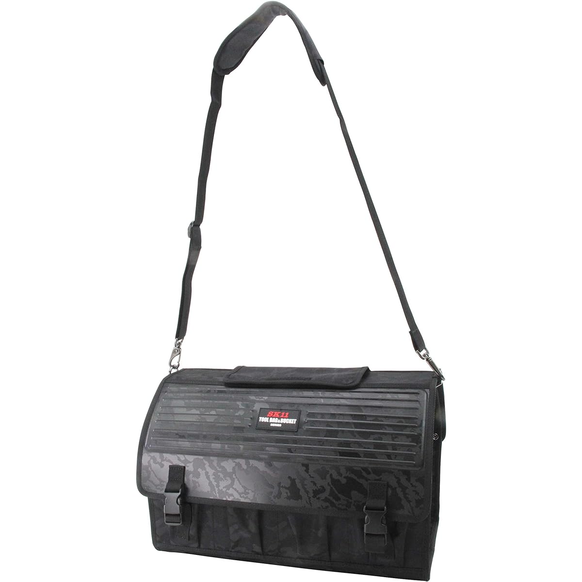 SK11 Tool carry bag W440 x H280 x D250 STC-HP-Meisai BK with lid Camouflage black