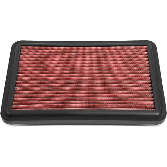 DNA MOTORING AFPN-226-RD Washing high flow rate engine drop-in-panel air filter